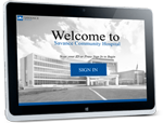 Patient Simple Sign-In Tablet